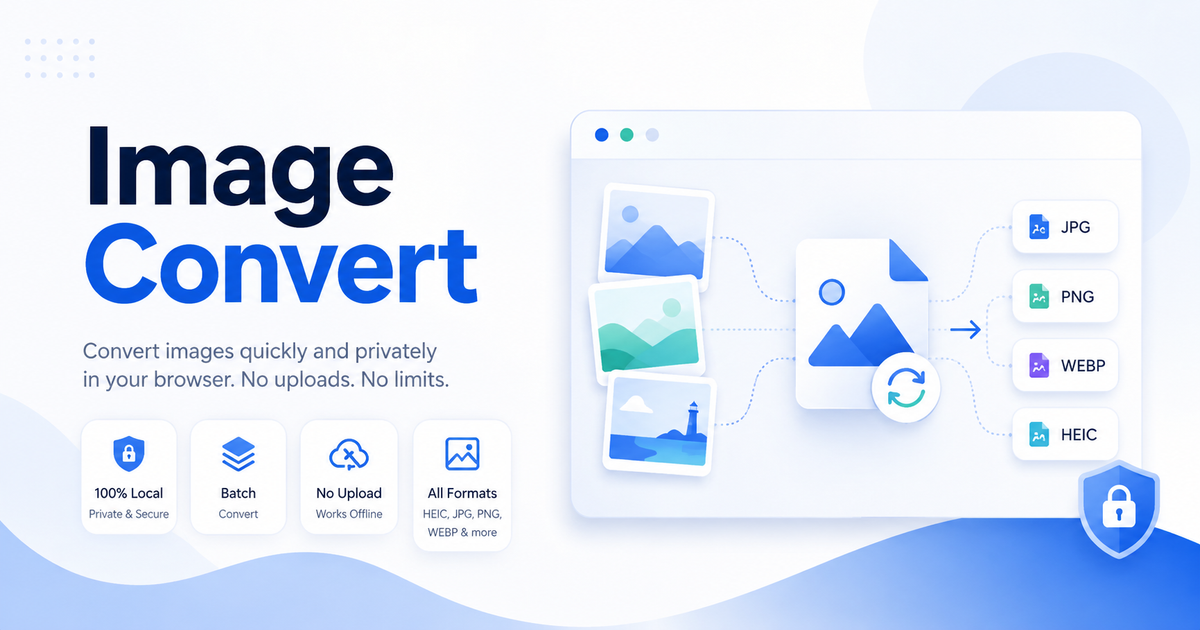 Cover image for How to Batch Convert HEIC to JPG in Your Browser
